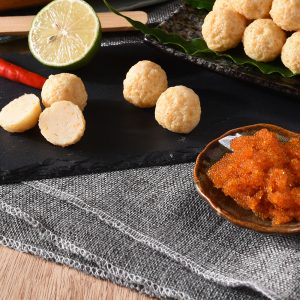 Fried Stuffed fish eggs